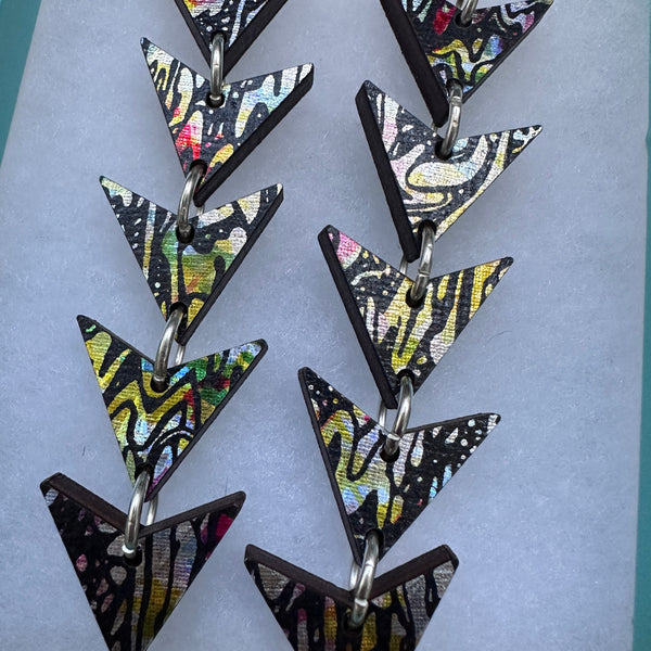Limited Edition Rainbow Arrow Earings