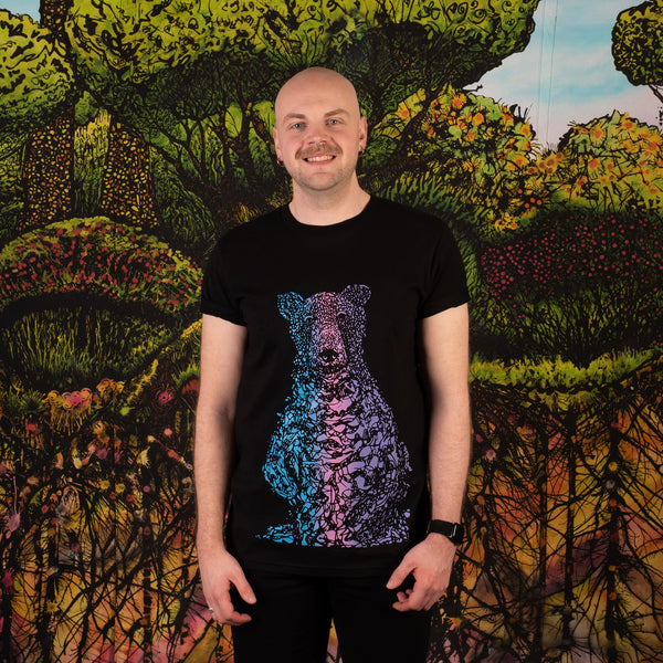 Organic cotton t-shirt "Blueberry Bear"