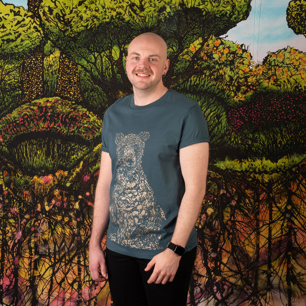 Organic cotton t-shirt “Blueberry Bear”