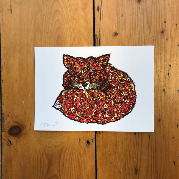 "Freestyle Fox" Art Print